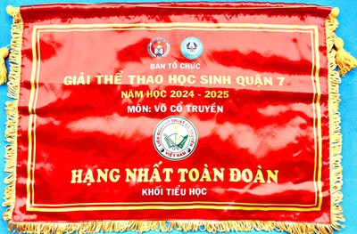 Học sinh tham gia giải Thể Thao Học Sinh Cấp Quận - Môn: Võ cổ truyền.